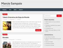 Tablet Screenshot of marciosampaio.com